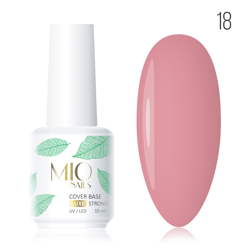 MIO Nails База  Cover Base Strong LUXE  18 15мл