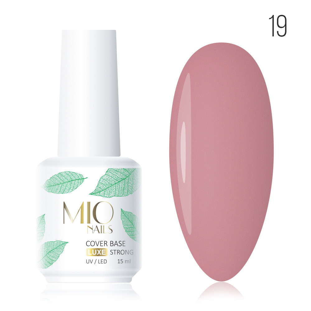 MIO Nails База Cover Base Strong LUXE 19 15мл - фото 1 - id-p106074612