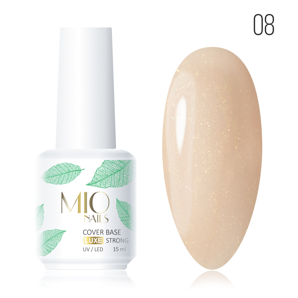 MIO Nails База Luxe Strong  SHIMMER  08 15мл