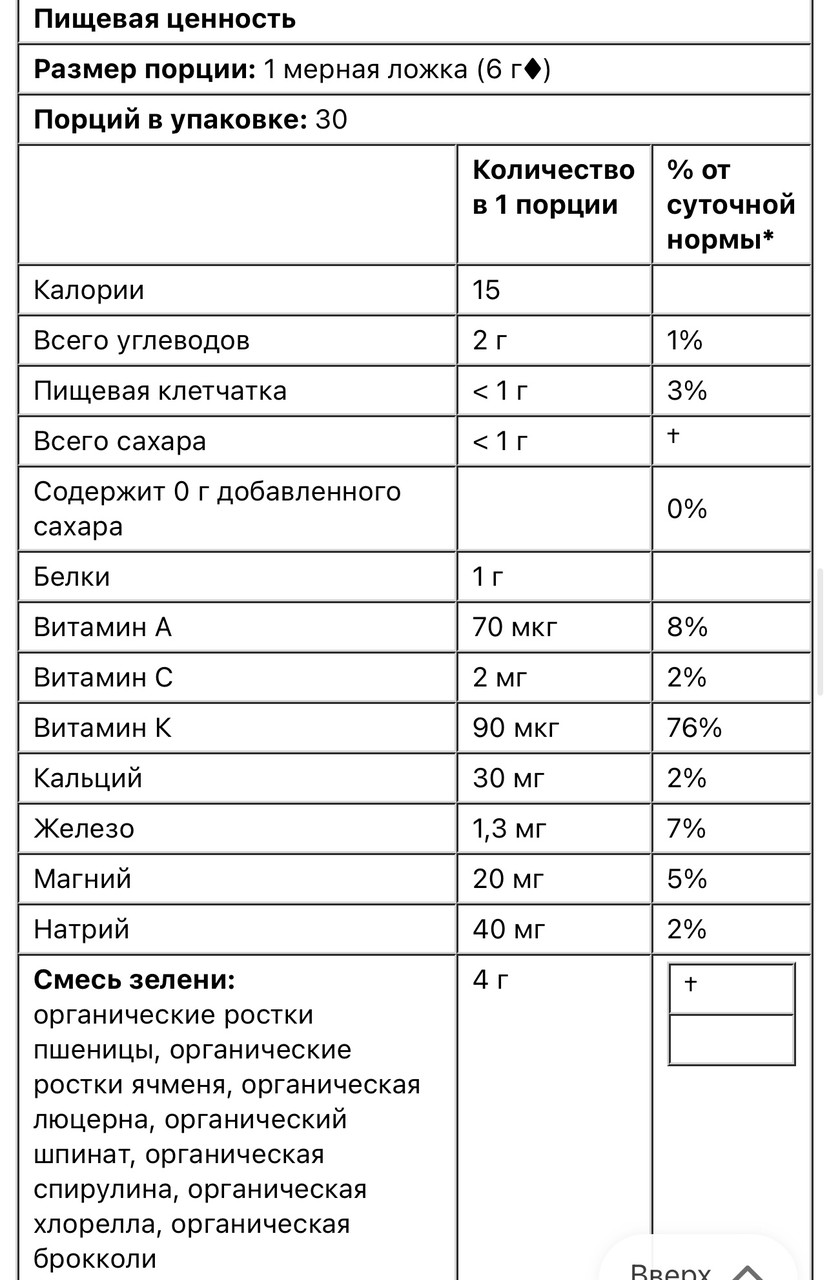 Superfoods. комплекс антиоксидантов из суперзелени , зелень, клетчатка и пробиотики со вкусом ягод, 180г - фото 4 - id-p106146281