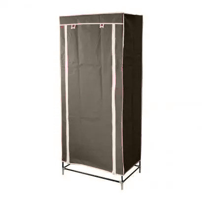 Шкаф тканевый для одежды, цвет коричневый - фото 1 - id-p106146825