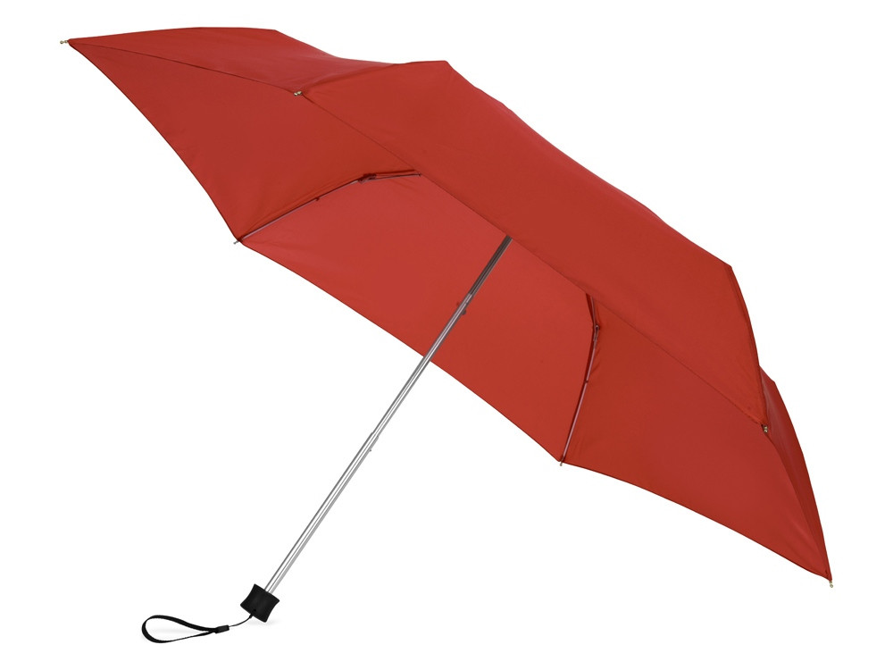 Складной компактный механический зонт Super Light, красный