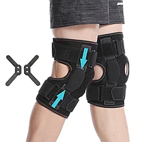 Наколенник неопреновый с боковыми полицентрическими шарнирами (Универсальный)
