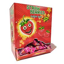 Жевательная резинка Ilham Sweets Strawberries (Клубничка с кислой шипучкой) 3,5гр (200штв коробке) ТУРЦИЯ