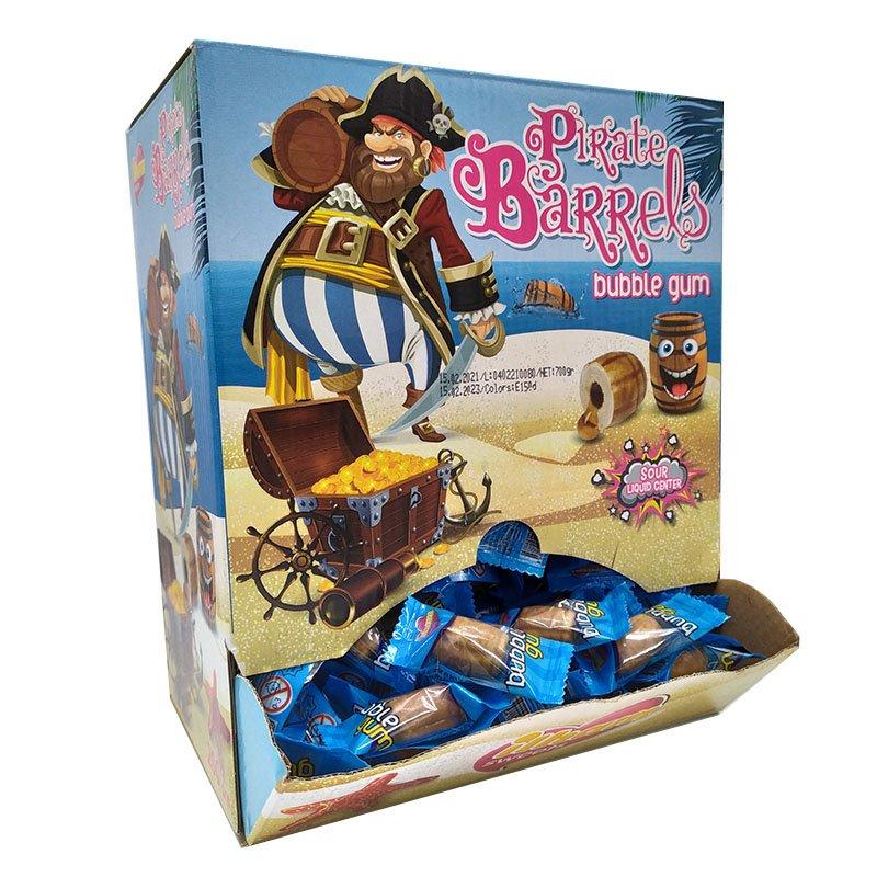 Жевательная резинка Ilham Sweets Pirat barrels (Пиратская бочка) 3,5гр (200штв коробке)
