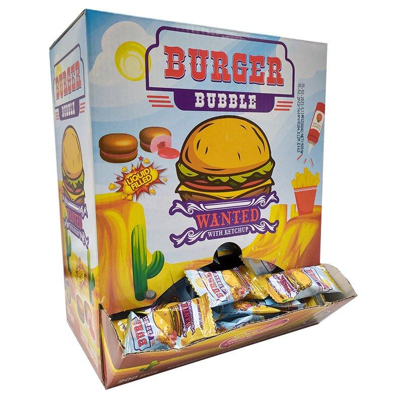 Жевательная резинка Ilham Sweets Burger bubble (бургер с жидким центром) 4,6гр (200штв коробке)