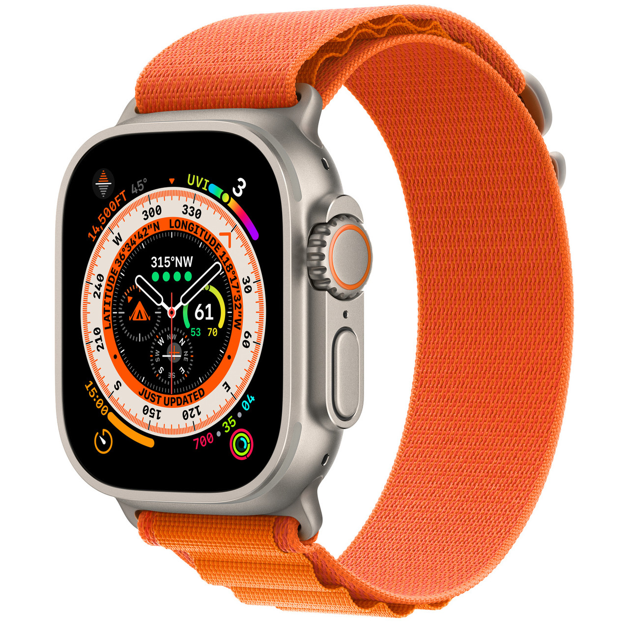 Apple Watch Series 8 titanium case Ultra 49mm + Cellular orange