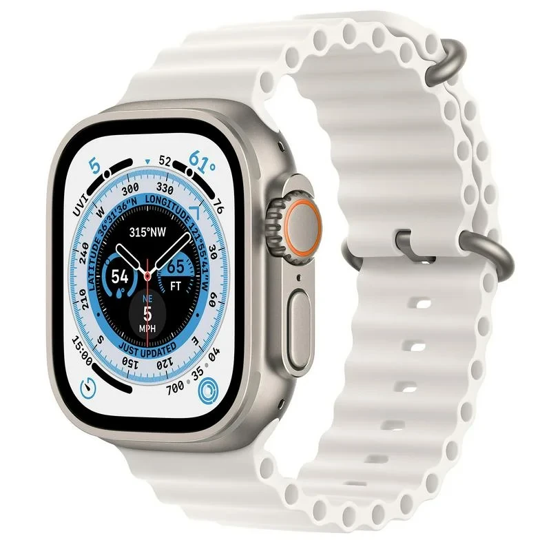 Apple Watch Series 8 titanium case Ultra 49mm + Cellular white
