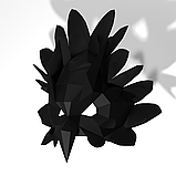 Набор для создания маски "Сова" черный, фото 5