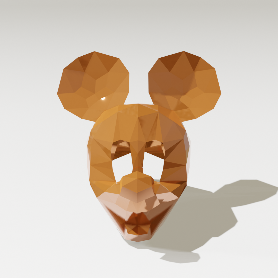 Набор для создания маски "Mickey Mouse" бронзовый - фото 2 - id-p98498435