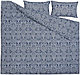 JÄTTEVALLMO ЙЭТТЕВАЛЛМО Пододеяльник и 2 наволочки - темно-синий/белый 200x200/50x70 см, фото 2