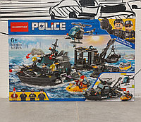 Конструктор "LeleBrother" Police 8603 551 pcs. SWAT. Полиция. Катер. Трансформер. 4 минифигурки. Подарок детям