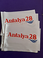 Изготовление настольных флагов по индивидуальному заказу