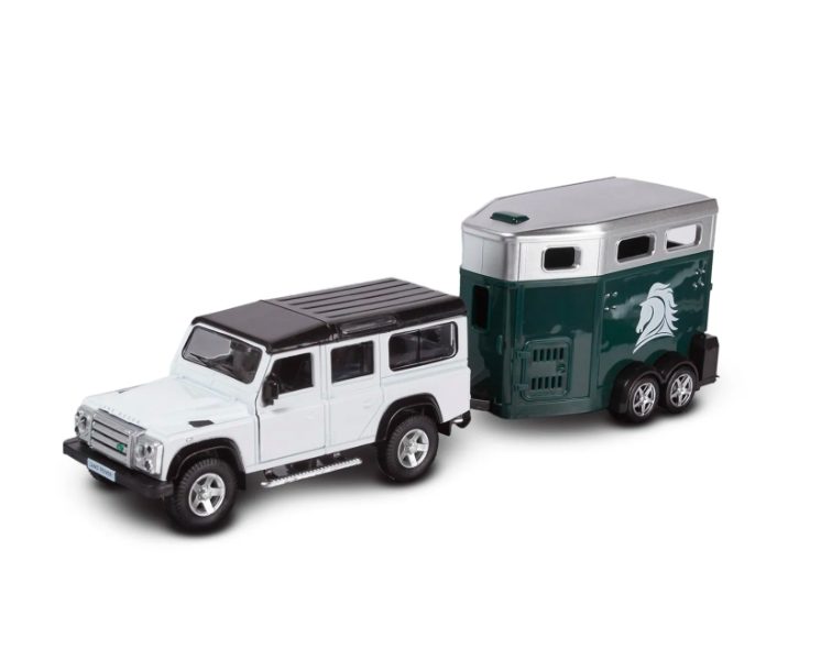 Машина с вагончиком Mobicaro Land Rover Defender 1:32
