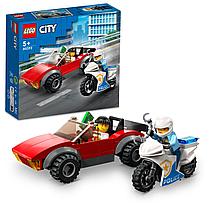 Конструктор LEGO City Полицейская погоня на велосипеде