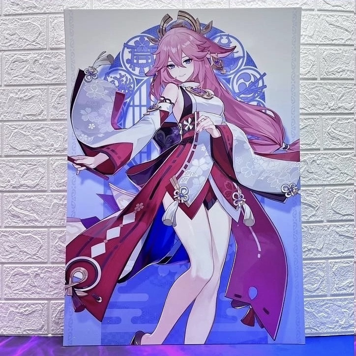 Постер Genshin Impact Яэ Мико, фото 1