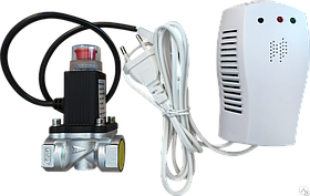 Сигнализатор газа с клапаном ECOGAZ20215