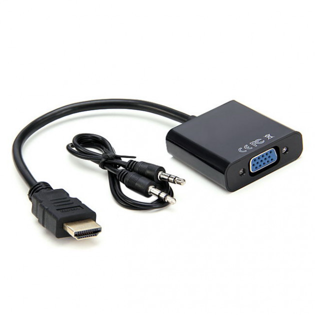 Конвертер HDMI (M) to VGA (F) + Audio 3.5