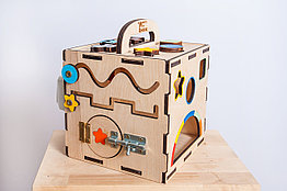 Бизикуб "Мини". Версия 1.0. Бизибокс. Smart box. Ручная работа. Hand Made. Развивающая игрушка. Бизиборд.