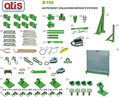 Стенд с силовыми башнями, гидравликой и аксессуарами ATIS D100