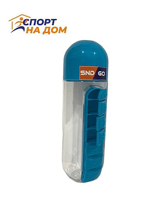 Бутылка для воды с таблетницей "SND-GO" (600 мл), фото 2