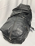 Дорожная сумка, эко кожа. Высота 28 см, ширина 50 см, глубина 22 см., фото 6