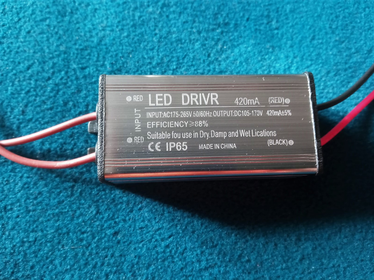 Светодиодный LED драйвер 44 - 71 W 420 мА  DC105- 170 V  IP65
