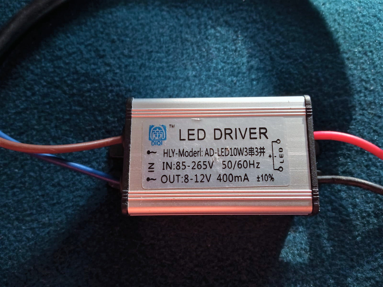Светодиодный LED драйвер 400 мА DC8-12V 3-10W IP65 - фото 1 - id-p106161972
