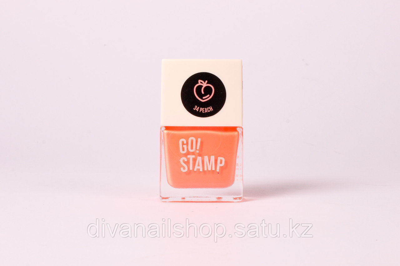 Лак для стемпинга Go! Stamp 34 Peach 11мл - фото 1 - id-p106162005