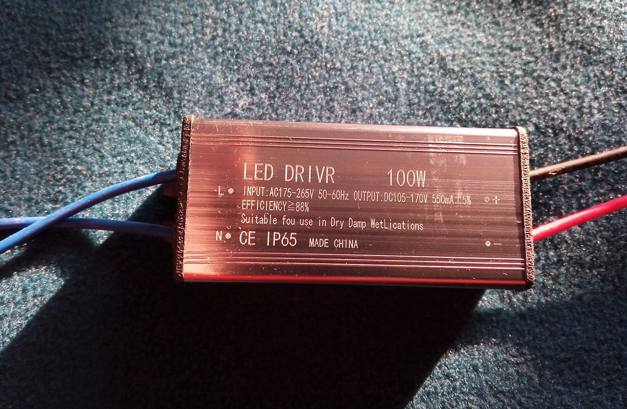 Светодиодный LED драйвер 60 - 100 W 550 мА  DC105 - 170 V  IP65