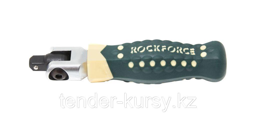 ROCKFORCE Вороток шарнирный с резиновой ручкой 100мм, 1/4" ROCKFORCE RF-8012100 19958