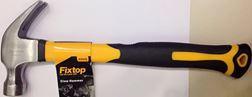 Fixtop Молоток-гвоздодер с ручкой из пластика 250гр. Fixtop 11809 4535