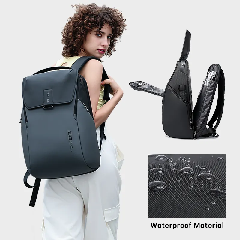Рюкзак для ноутбука Bange BG-2581 (серый) - фото 2 - id-p106168516