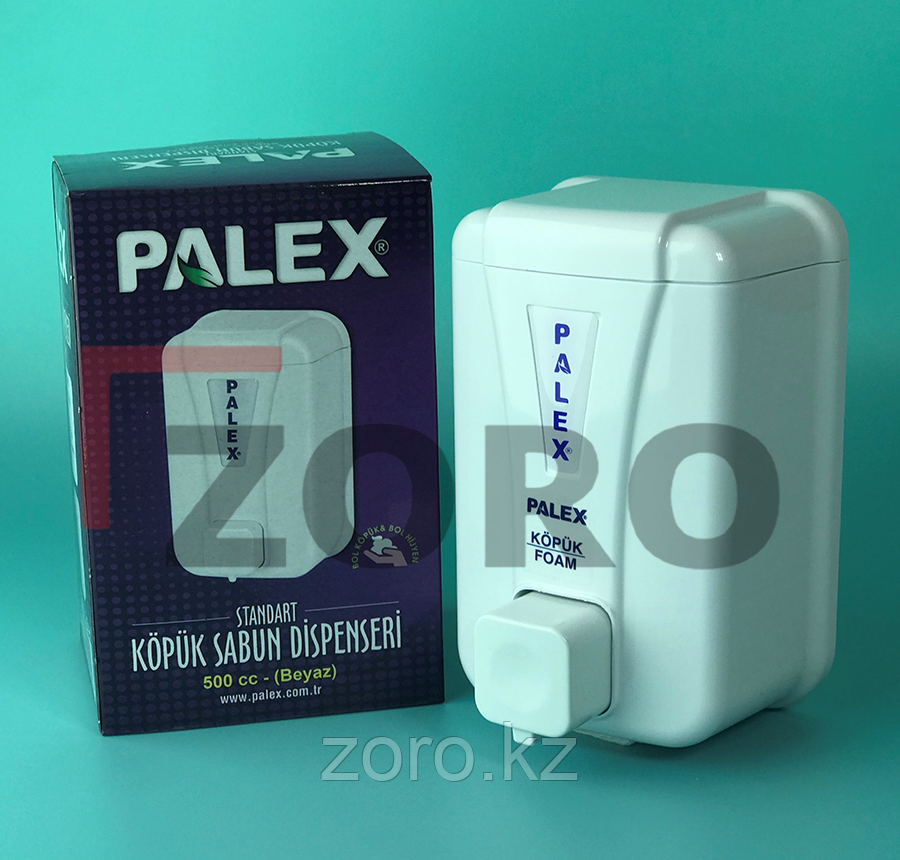 Дозатор Палекс Palex для пенного мыла 500 мл белый. Диспенсер жидкого мыла пенки, фото 1