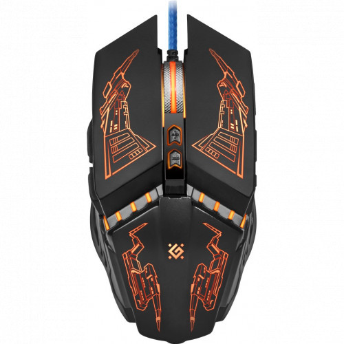 Мышь проводная игровая оптическая Defender Halo Z GM-430L (черный) 52430
