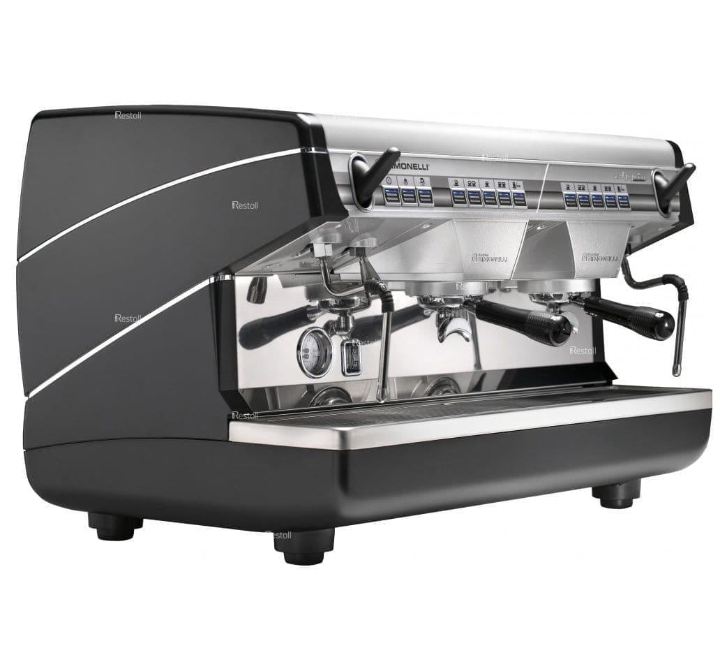 Кофемашина рожковая Nuova Simonelli Appia II 2Gr V black высокие группы