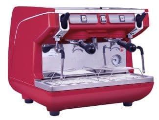 Кофемашина рожковая Nuova Simonelli Appia Life Compact 2Gr S высокие группы, экономайзер, красная