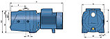 Насосная станция СН-1-КЕЛЕТ–PLURIJETm 4/100-40-220-K-C-50 (750Вт | 50л | от 0 до 7.8 м3/час | от 5 до 50 м), фото 4