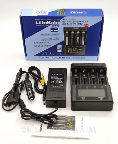 Зарядное устройство LiitoKala lii-600 с LCD дисплем. - фото 2 - id-p106172368