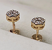 Золотой набор с бриллиантами (кольцо  VS1/G 0,20Ct, 750 проба, серьги 0,328Ct VS2-SI1/I, VG-Cut), фото 5