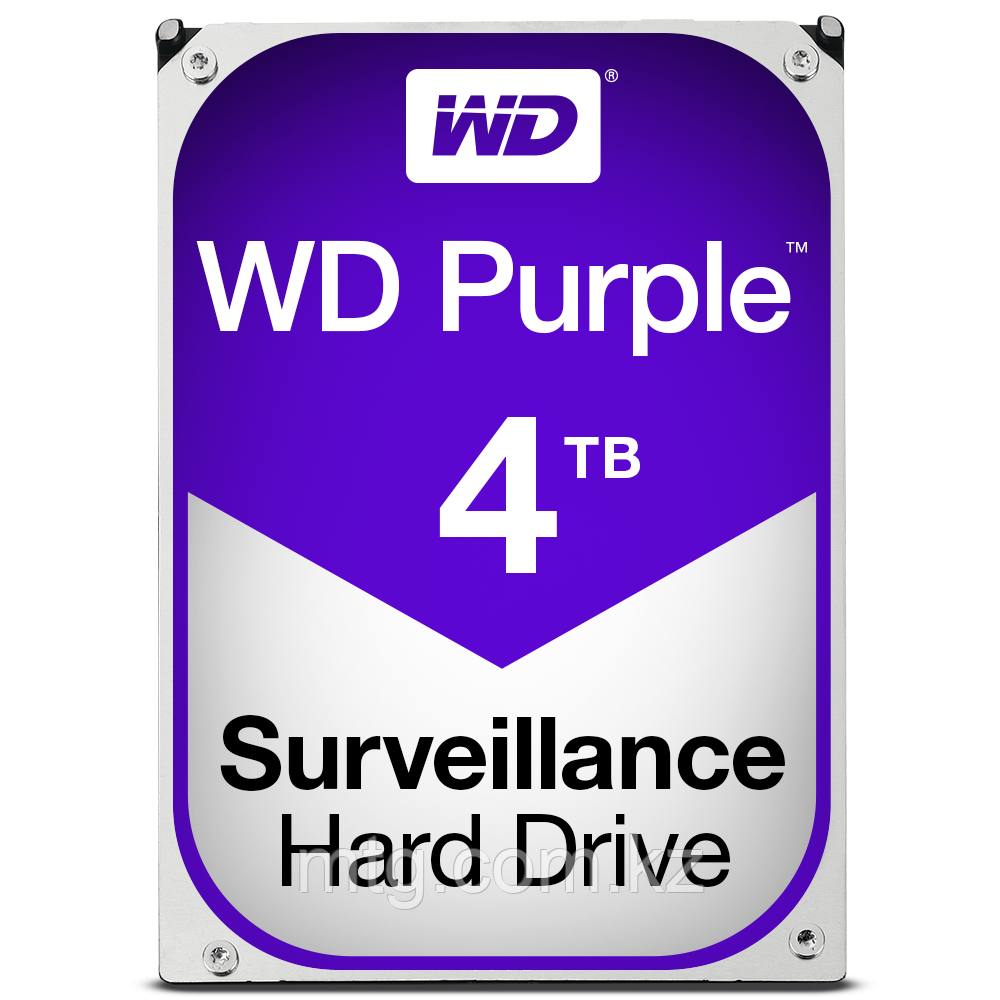 WD40PURXWD EAN/UPC: 718037823317 Жесткий диск Western Digital Purple WD40PURX 4TB 3.5" IntelliPower 64MB SATA- - фото 1 - id-p106172351