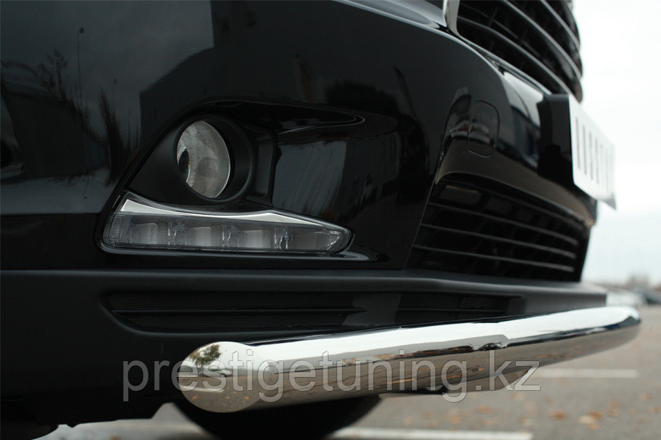 Защита переднего бампера d63 (секции) Toyota Highlander 2014-17 - фото 2 - id-p106172355