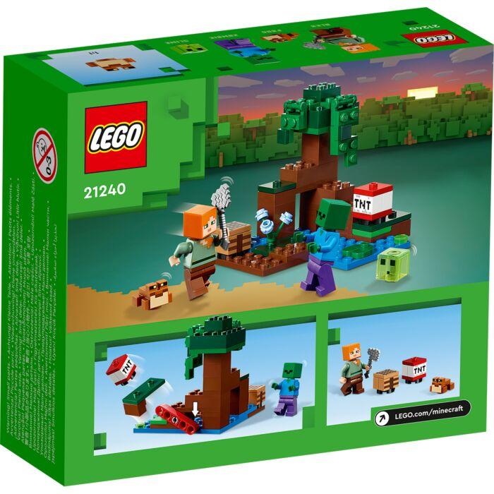 LEGO Minecraft 21240 Болотное приключение, конструктор ЛЕГО - фото 2 - id-p106172370