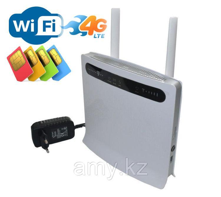 4G Wi-Fi роутер B593 с поддержкой любой 4G сим карты и четырьмя Ethernet портами
