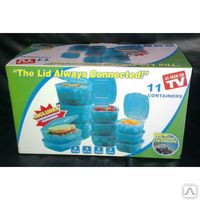 Контейнеры для хранения продуктов, 11 контейнеров The lid Always Conn. Алматы - фото 1 - id-p13798093