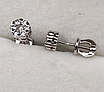 Золотой набор с бриллиантами (кольцо 0.37Сt VS2/J VG-Cut , серьги  0.33 Ct  VS2-SI2/I  VG-Cut), фото 3
