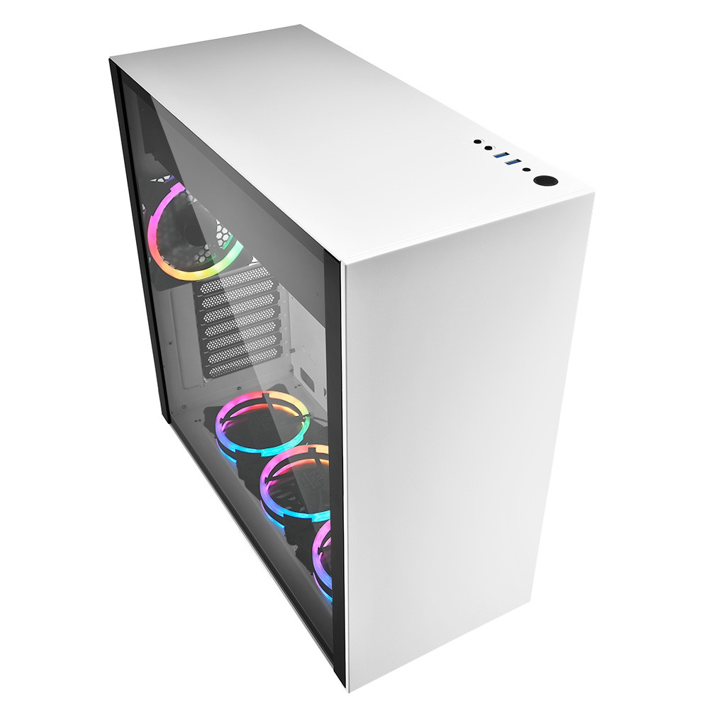 Корпус Sharkoon PURE STEEL RGB Wh