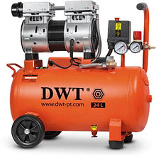 DWT, K07-24 O, Воздушный компрессор безмасляный 24 л 8 бар