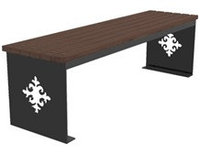 Скамейка без спинки Город 2