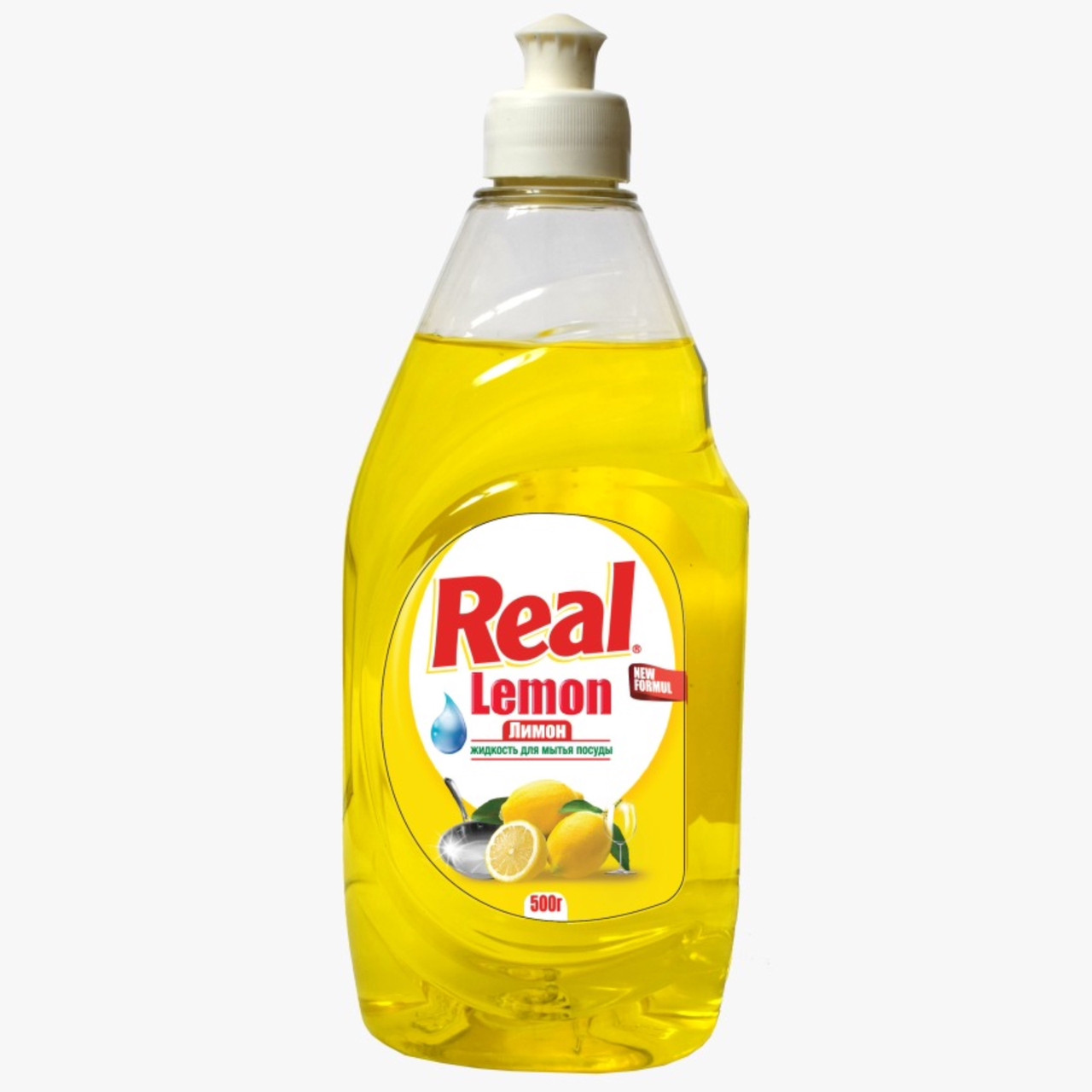 Жидкость для мытья посуды Real Лимон 500 мл